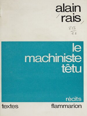 cover image of Le machiniste têtu